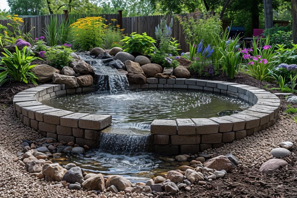 Créez votre petit bassin en béton étape par étape dans votre jardin