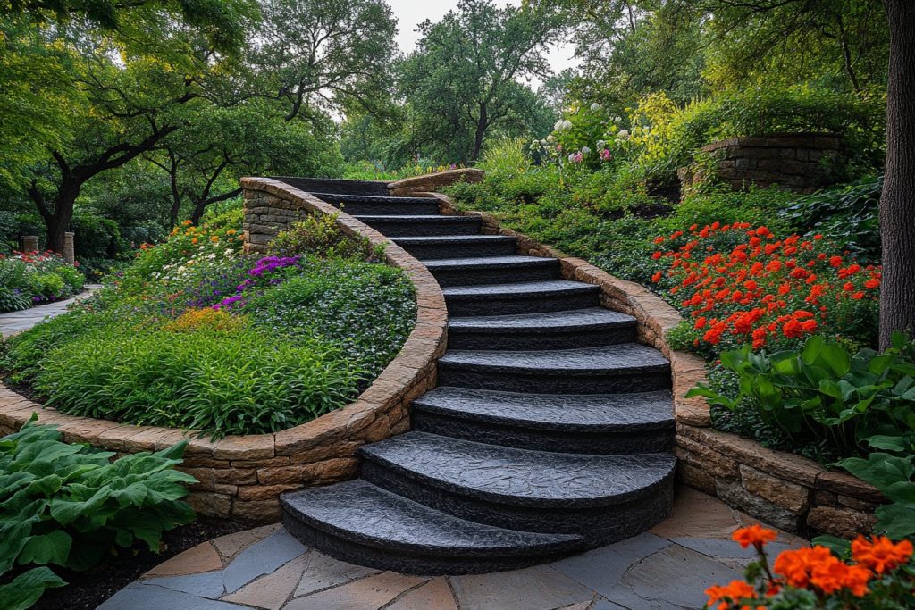 Escalier quart tournant pour jardin extérieur : recommandations et conseils