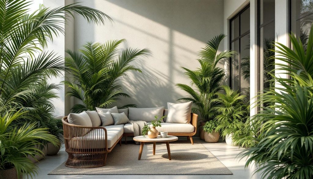 Palmiers et plantes exotiques : transformer salons et jardins en oasis tropical