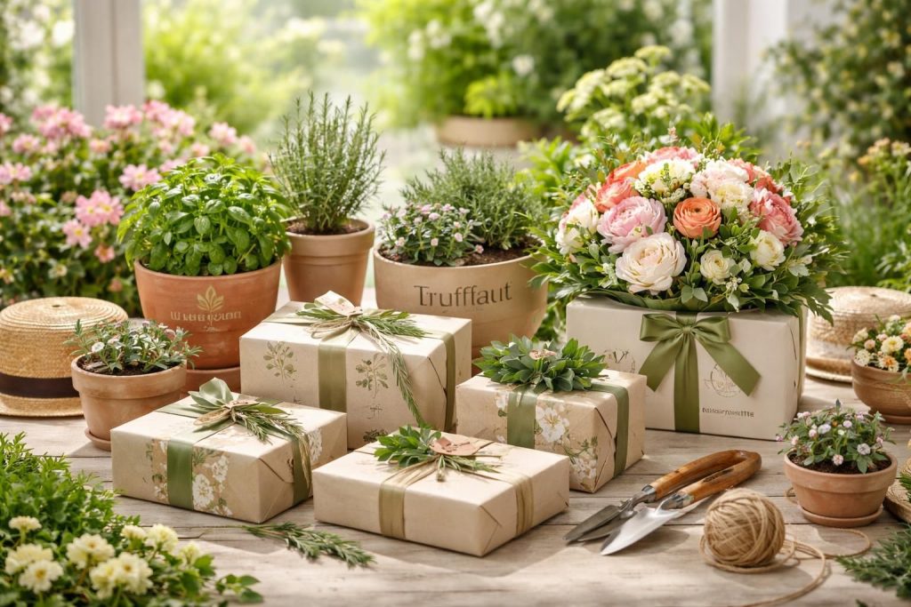 Plantes et jardins cadeaux pour amoureux nature avec Truffaut, Jardiland et Bergamotte