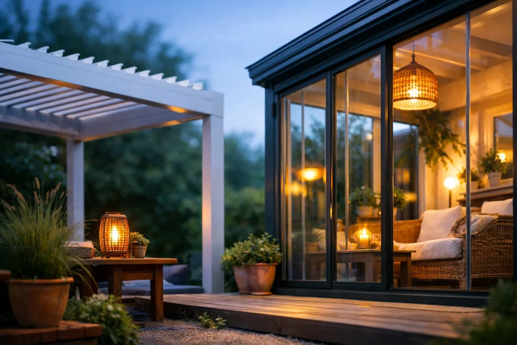 Véranda ou pergola bioclimatique : le comparatif pour choisir