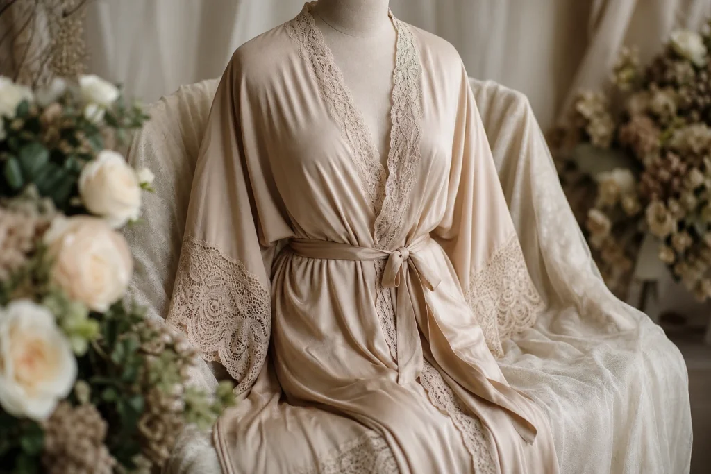 Robe beige grande taille pour un mariage : douceur et raffinement au cœur de la cérémonie